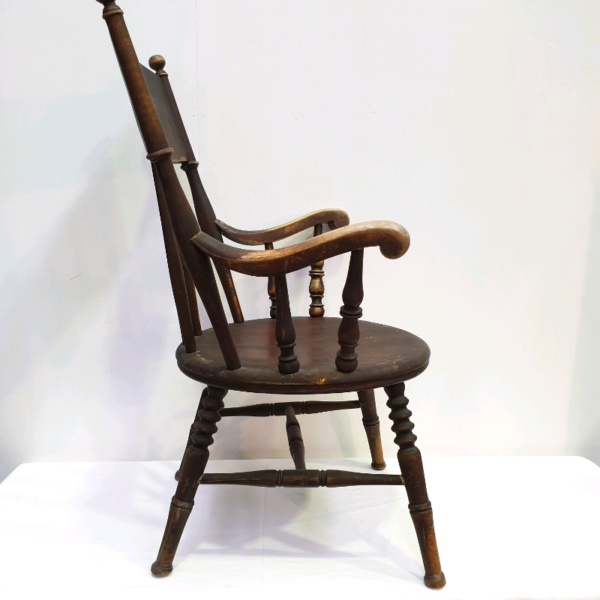 Antique Turned Walnut Chair