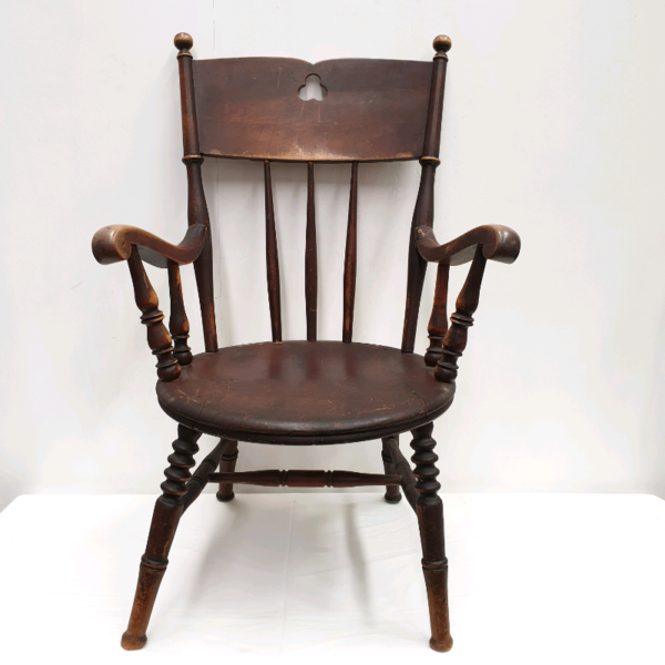 Antique Turned Walnut Chair
