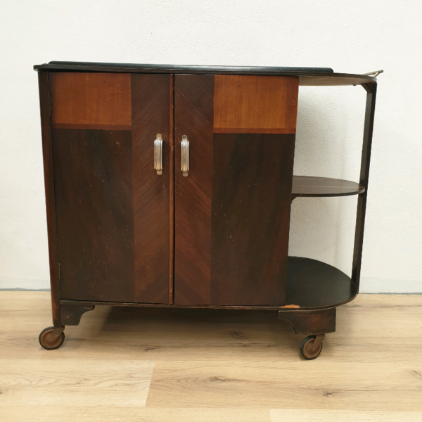 Art Deco Cocktail Trolley Cabinet