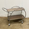 Art Deco Cocktail Trolley Chome Hooded Wheels