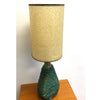 Superb 1950's Green Murano Art Glass Table Lamp Base w/Shade