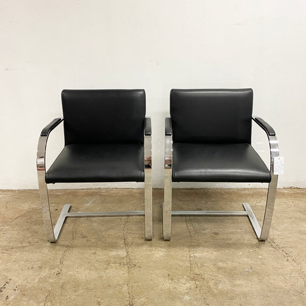BRNO Chair by Mies Van Der Rohe New Leather Upholstery Priced Each