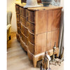 Antique 18thC Baroque Serpentine Swedish Dresser Chest of Drawers