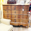 Antique 18thC Baroque Serpentine Swedish Dresser Chest of Drawers