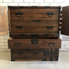 Beautiful Antique Japanese 2 section Tansu Chest