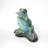 vintage beswick blue brown frog