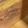 1960's Atomic Fully Restored Burgess Kauri Pine Tallboy Chest Drawers