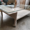 Cane with Glass top coffee table