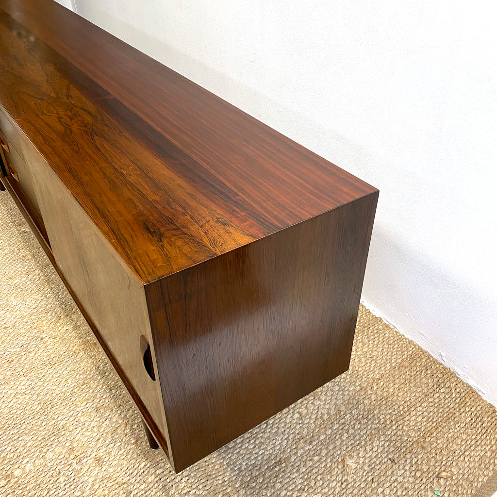 Danish Mid Century Rosewood Sideboard By Clauson & Son