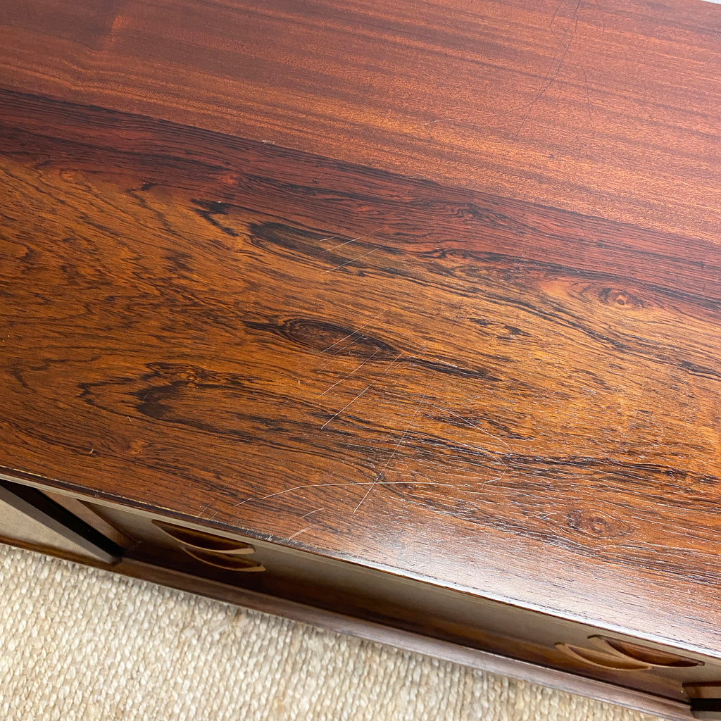 Danish Mid Century Rosewood Sideboard By Clauson & Son