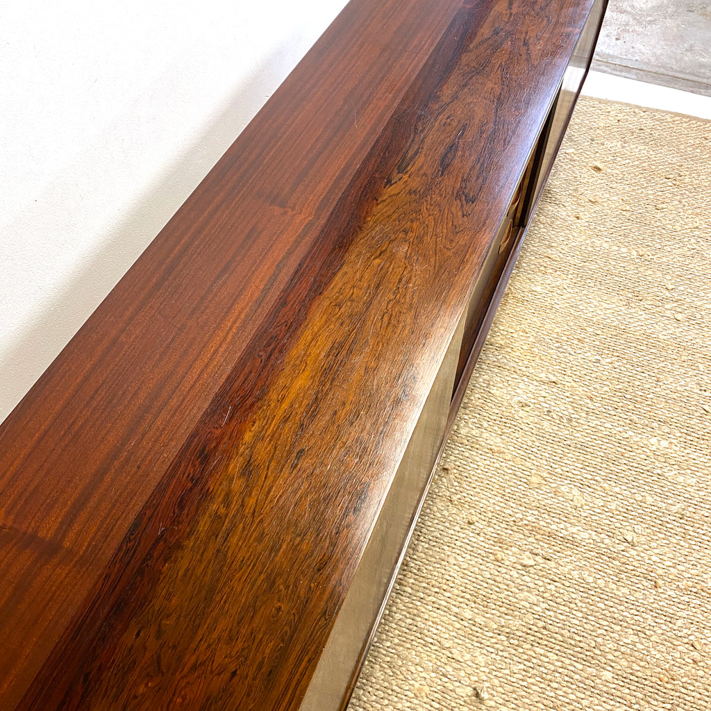 Danish Mid Century Rosewood Sideboard By Clauson & Son