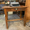 Compact Vintage Rustic Teak Desk