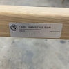 Danish Carl Hansen Folding Mid Century 'Egyptian' Stool