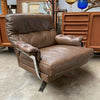 Danish Lowback 1970’s Retro Swivel Armchair