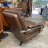 Danish Lowback 1970’s Retro Swivel Armchair