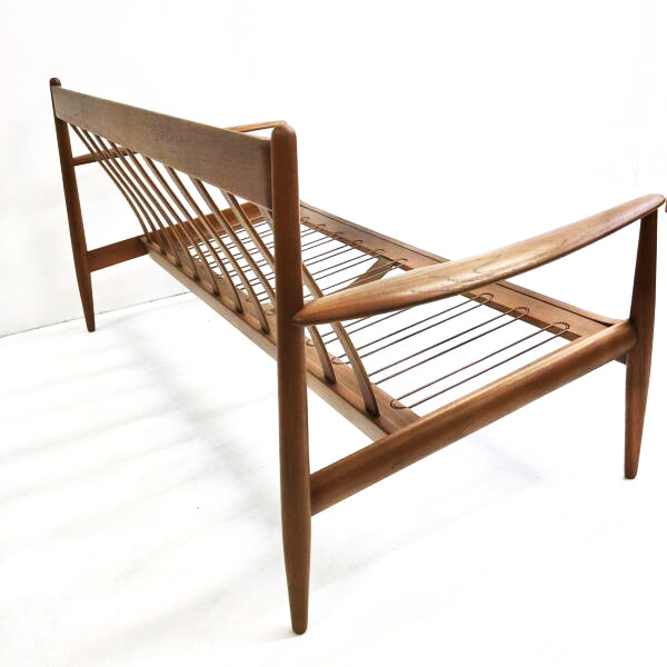 Fully Restored Mid Century Danish Teak Lounge W/Upholstery
