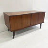 Mid Century Danish Upright Bookcase Buffet