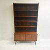 Mid Century Danish Upright Bookcase Buffet