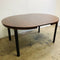 Dutch MCM Brazilian Rosewood Round Extension Table