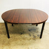 Dutch MCM Brazilian Rosewood Round Extension Table
