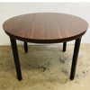 Dutch MCM Brazilian Rosewood Round Extension Table