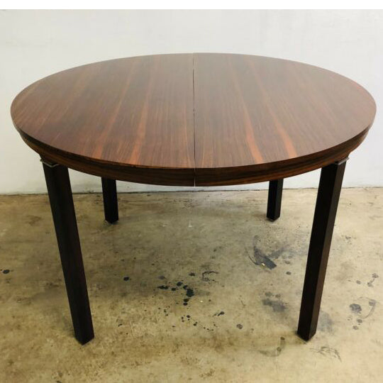 Dutch MCM Brazilian Rosewood Round Extension Table – The Design Ark