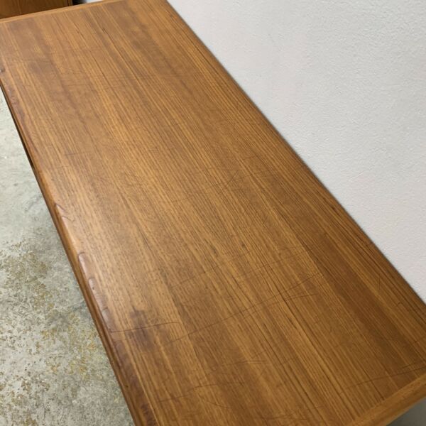 Mid Century 1960's Danish Teak Pin Leg sideboard By Dyrlund