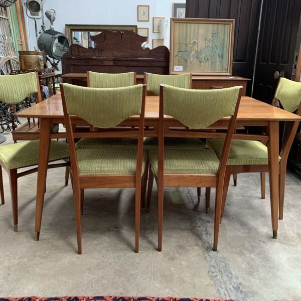 Early 1960’s Mid Century Dining Table & Chairs Suite