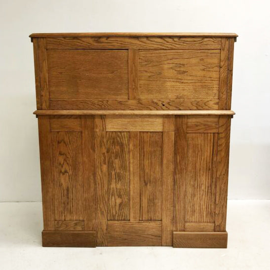 Early 20th Century American Oak Roll Top Desk