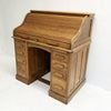 Early 20th Century American Oak Roll Top Desk