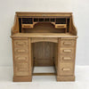 Early 20th Century American Oak Roll Top Desk