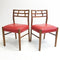 Eight TH Brown 1960s Mid Century Dining Chairs - New Upholstery