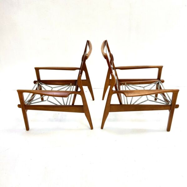 FLER Narvik Armchairs -restored & reupholstered