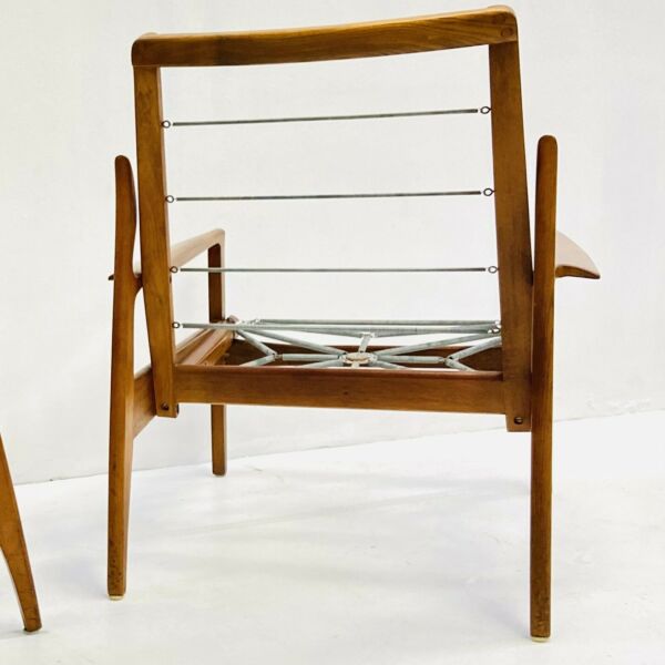 FLER Narvik Armchairs -restored & reupholstered