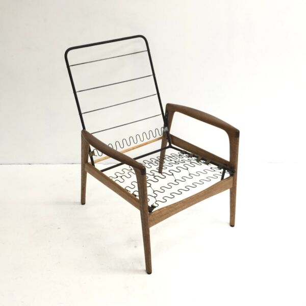FLER Norse Mid Century Armchair- restored and reupholstered
