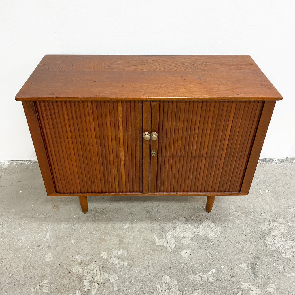 Australian Cedar Tambour Door Small Sideboard