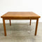 Mid Century Blonde Wood Extension Dining Table