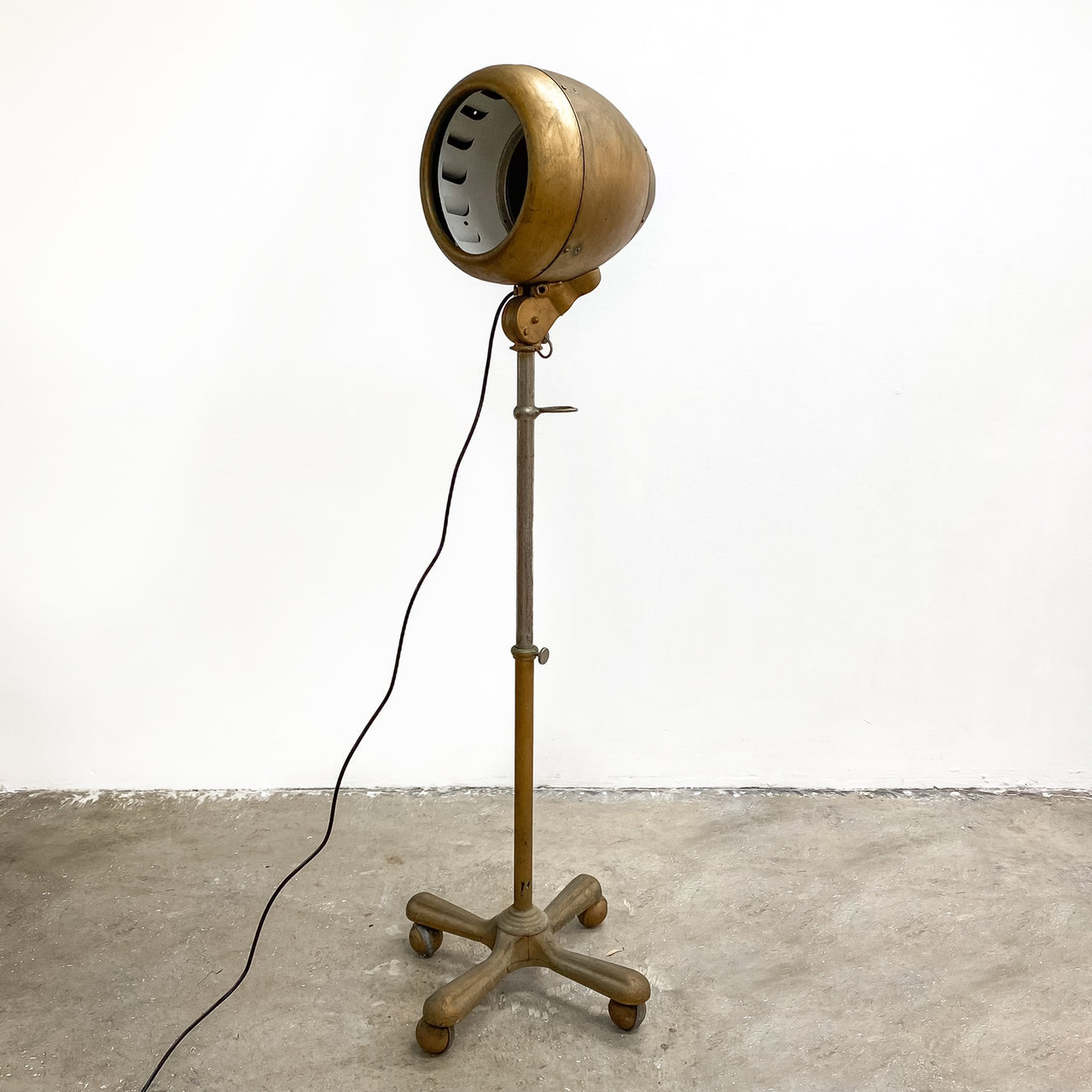 Vintage Turbinator Standing Hair Dryer Floor Lamp