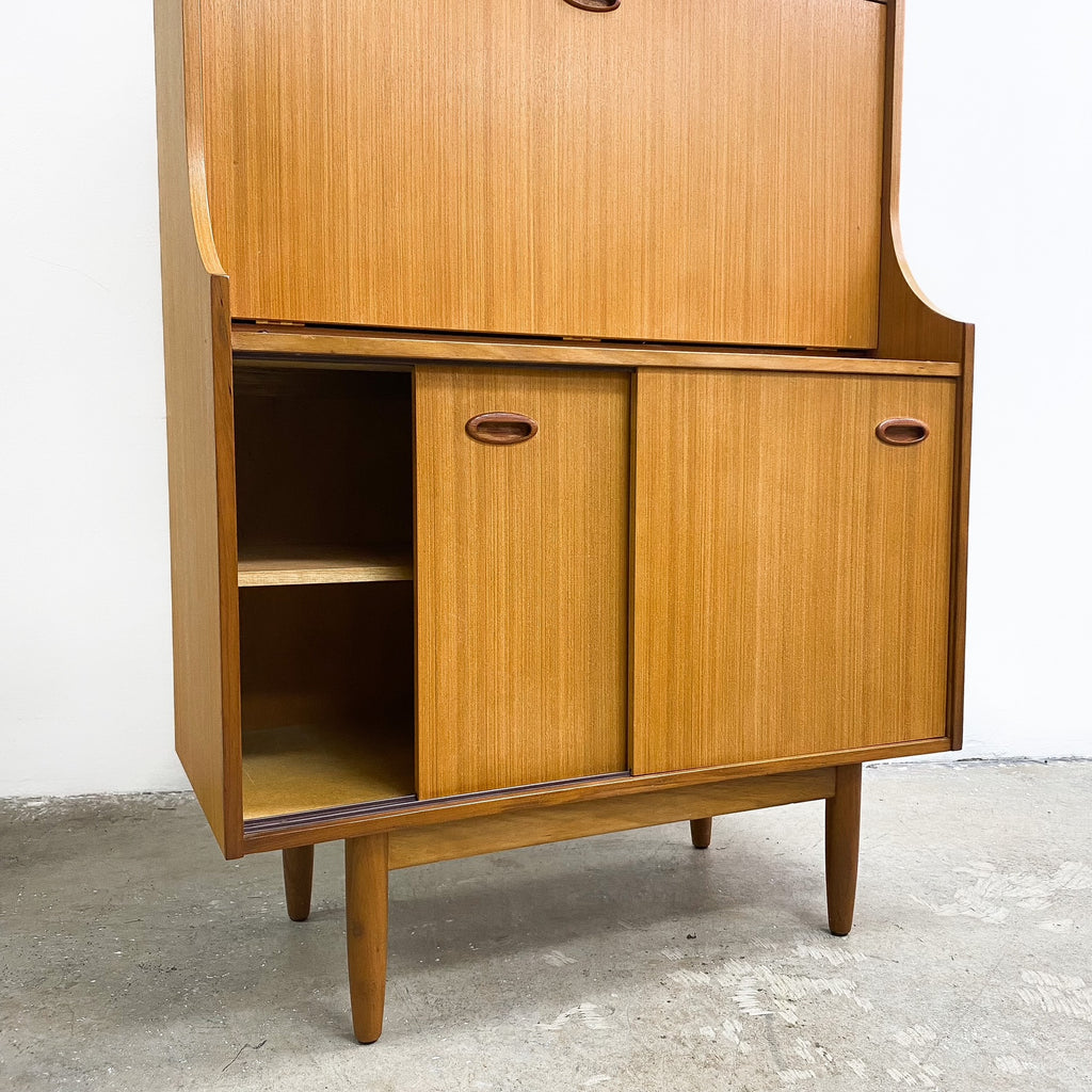 Mid Century Elite Bookcase Work Desk