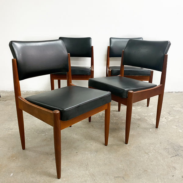 Set Of 4 Mid Century Chiswell Dining Chairs