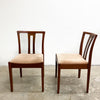 Suite of Six Slat Back Mid Century Dining Chairs By Catt Furniture