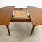 Mid Century Australian Blackbean Dining Extension Table