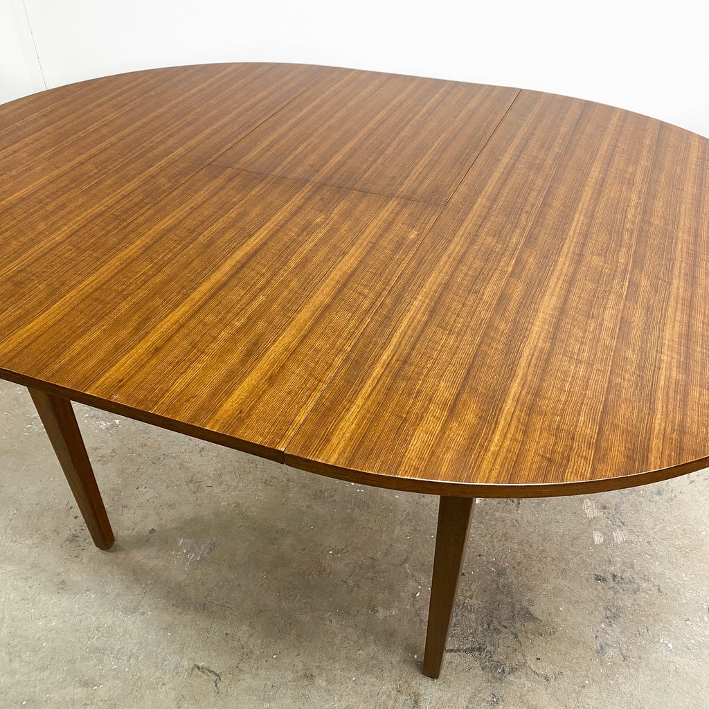 Mid Century Australian Blackbean Dining Extension Table