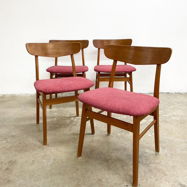 Set of Four Original Danish Farstrup Dining Chairs