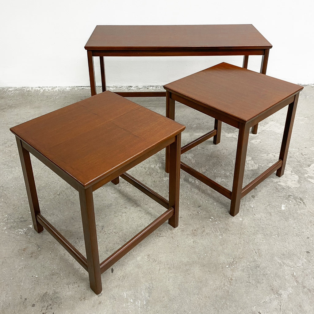 Mid Century Parker Nest Of 3 Tables