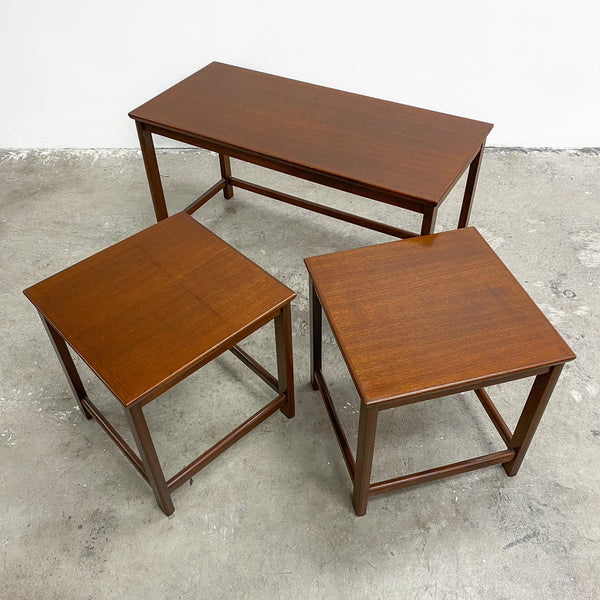 Mid Century Parker Nest Of 3 Tables