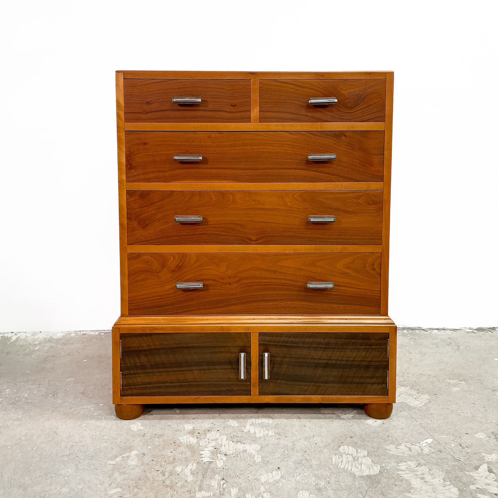 Newly Restored Art Deco Chest Of Drawers Cabinet