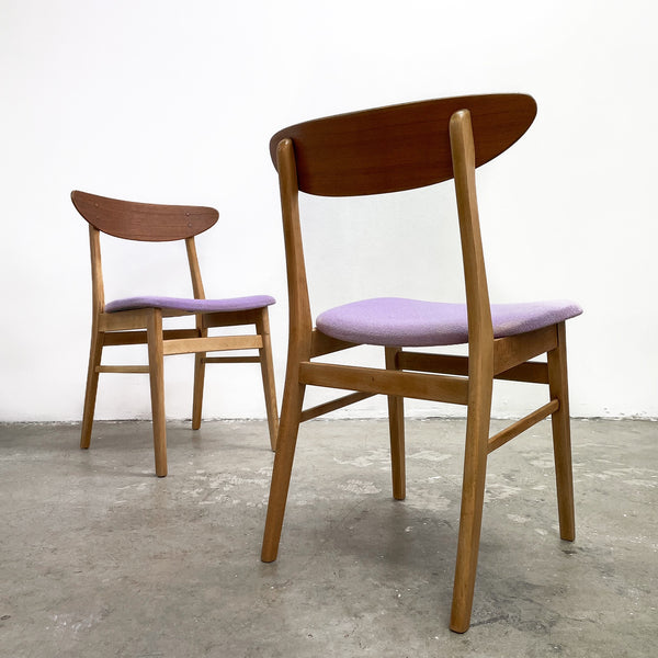 Danish Dining Chairs Stripped Restored Frames