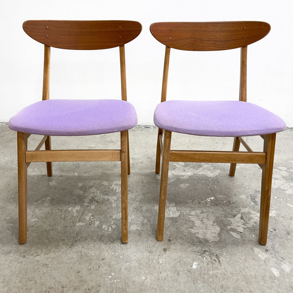 Danish Dining Chairs Stripped Restored Frames
