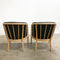 Pair of Danish Leather and Beech Chairs